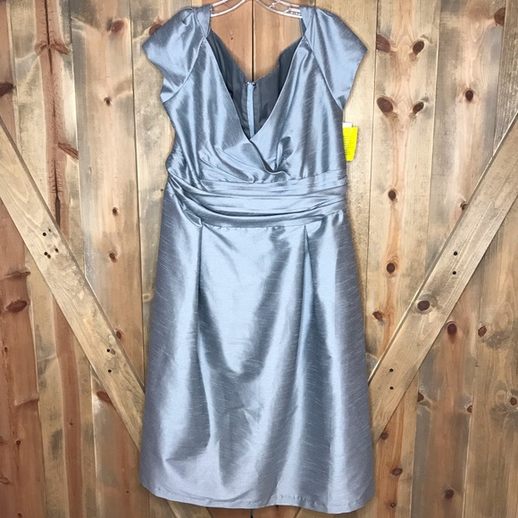 Alfred Sung Short Prom Bridesmaid Formal Dress - Picture 2 of 5